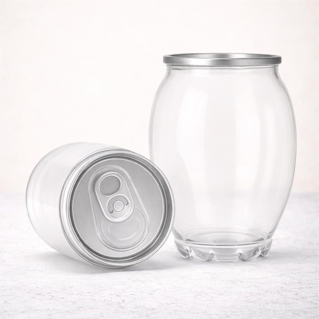 210ml PET Can - Including Standard Lid (Box of 200)