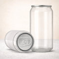 500ml PET Can - Including Standard Lid (Box of 100)